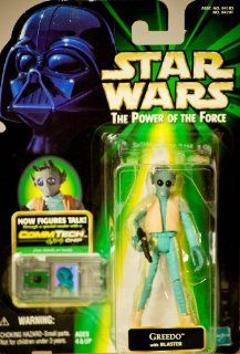 1999   Hasbro   Star Wars   The Power of the Force   Greedo Action Figure   CommTech Chip   New   Out of Production   Limited Edition   Collectible: Toys & Games