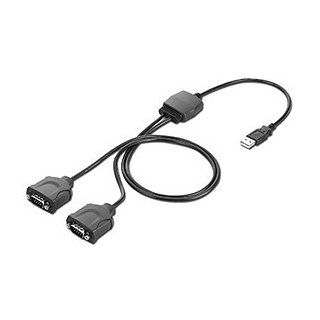 GWC Technology FB1220 USB to RS 232 Serial Adapter, 2 Port: Computers & Accessories