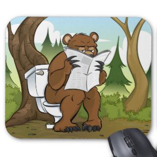 Does a Bear Crap In The Woods Mousepad