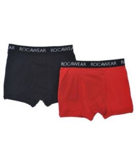 Rocawear Boys 4 18 Red/Black 2 Pack Boxer Briefs (12/14, Red/Black): Clothing