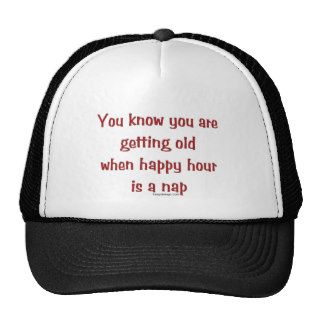 Senior's Happy Hour Trucker Hats