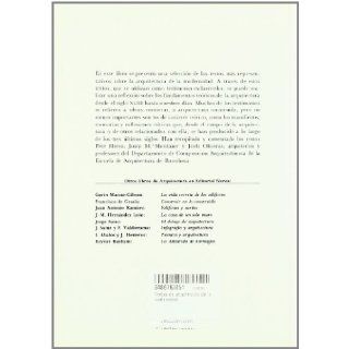 Textos de Arquitectura de La Modernidad (Spanish Edition) Pere Hereu, Jordi Oliveras, Josep Maria Montaner 9788486763855 Books