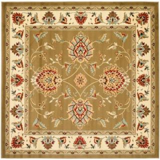 Safavieh Lyndhurst Green/Ivory 6 ft. 7 in. x 6 ft. 7 in. Square Area Rug LNH555 5212 7SQ