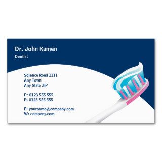 Dental Appointment Card  Dentist Business Card