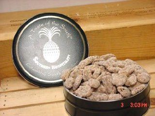 Praline Pecans Collector Green Tin : Gourmet Candy Gifts : Grocery & Gourmet Food