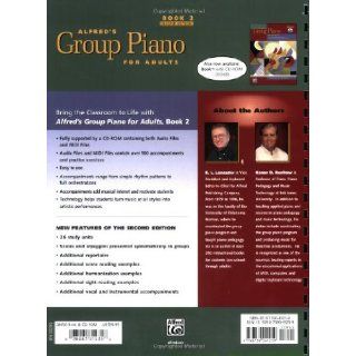 Alfred's Group Piano for Adults: Student Book 2, 2nd Edition (Book & CD ROM): E. L. Lancaster, Kenon D. Renfrow: 9780739049259: Books