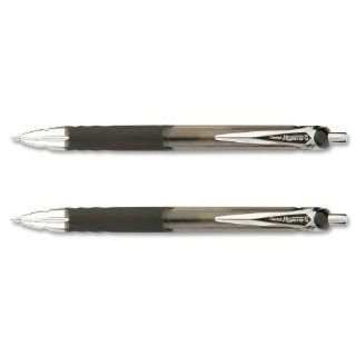 Pentel HyperG Retractable Gel Roller Pen, 0.7mm, Permanent Black Ink, 2 Pack (KL257BP2A) : Gel Ink Rollerball Pens : Office Products