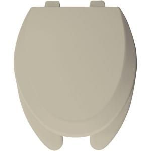 BEMIS Elongated Open Front Toilet Seat in Bone 1550PRO 006