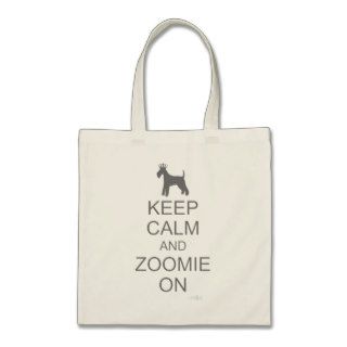 Keep Calm and Zoomie On Tote Bag