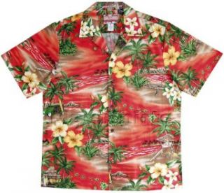 Island Leisure Life Men's Hawaiian Aloha Cotton Shirt at  Mens Clothing store