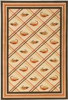 Area Rug 2x3 Rectangle Southwestern/Lodge Red Gold Color   Surya Big Sky Rug from RugPal  