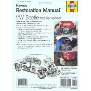 VW Beetle & Transporter: Restoration Manual: Lindsay Porter: 9781859606155: Books