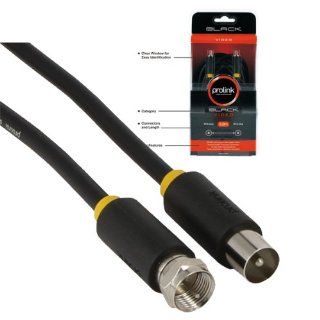 eBuy Prolink PB253 RF TV Adapter F Plug Coaxial Video Cable, 9.5 TV Plug to F Plug, 10 feet/3 M: Electronics