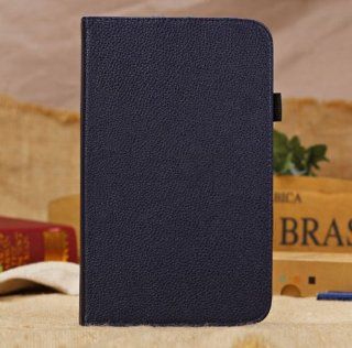 Richton pu leather flip Stand cover for Samsung Galaxy Tab 3 8.0 inch Android Tablet SM T310 T311 Dark blue: Computers & Accessories