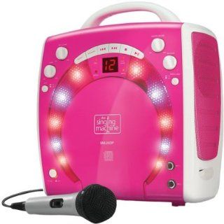 Singing Machine Sml283p Portable Karaoke System (Pink): Toys & Games