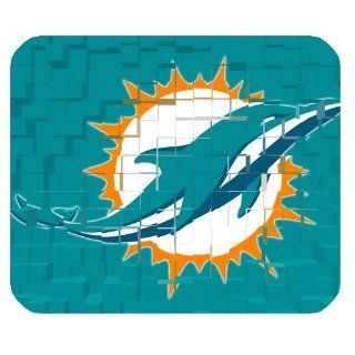 Custom Miami Dolphins Mouse Pad Gaming Rectangle Mousepad MD1132 : Office Products
