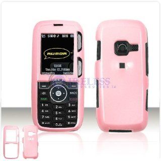 Solid Soft Pink Case Cover for Brand LG LX260 LX 260 Rumor Protective Cell Phone Hard SNAP ON: Cell Phones & Accessories