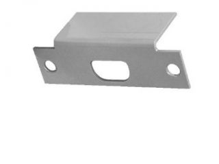 Don Jo AF 261 13 Gauge Steel Electric Strike Filler Plate, Silver Coated, 1 1/4" Width x 4 7/8" Height (Pack of 10): Industrial Hardware: Industrial & Scientific