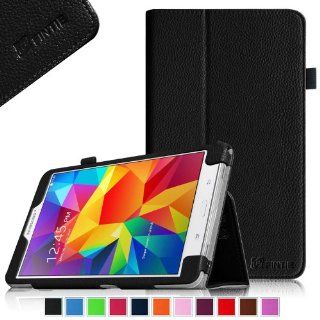 Fintie Samsung Galaxy Tab 4 7.0 Folio Case   Slim Fit Premium Vegan Leather Cover for Samsung Tab 4 7 Inch Tablet, Black: Computers & Accessories