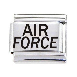 Italian Charms Laser Air Force Body Candy Jewelry