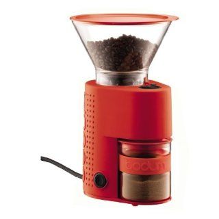 Bodum BISTRO electric coffee grinder red 10903 294: Power Coffee Grinders: Kitchen & Dining