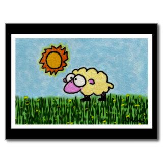 Sunny Sheep Post Card