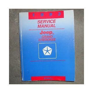 1993 Jeep Grand Cherokee Service Shop Repair Manual Oem: jeep: Books