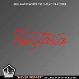 (2x) 5" Fangtasia True Blood Logo Sticker Vinyl Decals: Automotive