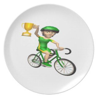 Cycling Champion 2 Party Plates