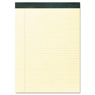 Recycled Legal Pad, 8 1/2 x 11 3/4 Pad, 8 1/2 x 11 Sheets, 40/Pad, Canary, Dozen 