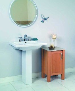 Barclay Mistral 650 8 Inch Widespread Vitreous China Pedestal Sink    
