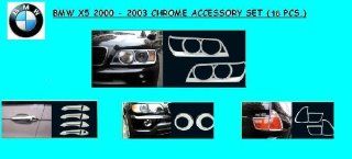 BMW X5 X 5 E53 EXTERIOR CHROME ACCESSORY ABS MOLDING TRIM KIT SET 2000 2001 2002 2003: Automotive