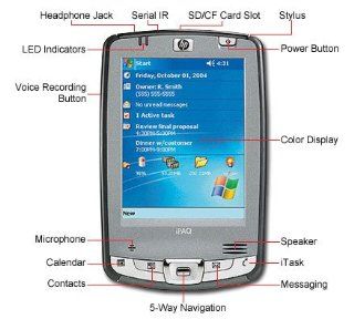 HP iPAQ Pocket PC hx2110   Handheld   Windows Mobile 2003 SE   3.5" color TFT ( 240 x 320 ): Electronics