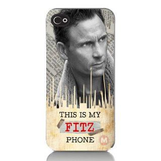 Scandal Oliva Pope's President Fitzgerald Secret Fitz Phone Black Rubber iPhone 5 or 5s Case Cover: Cell Phones & Accessories