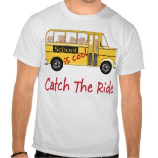 School is Cool School bus Shirts