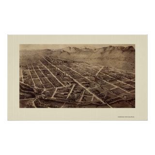 Fort Collins, CO Panoramic Map   1899 Posters