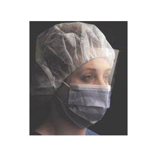 373 PT# 373  Mask Face FluidShield With Shield Blue Anti Fog Earloop LF 25/Bx by, Busse Hospital Disposable: Health & Personal Care