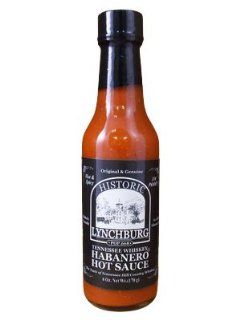 Lynchburg Tennessee Whiskey Habanero Hot Sauce, 6 Ounce : Grocery & Gourmet Food