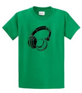 Music Lover's T Shirt Retro Headphones Clothing