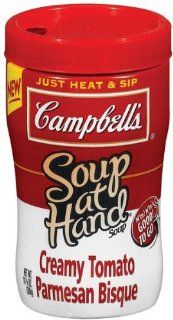 Campbell's Soup At Hand Ready to Serve Creamy Tomato Parmesan Bisque   8 Pack : Chicken Noodle Soups : Grocery & Gourmet Food