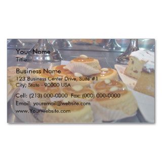 Sweet cakes presentation business card template