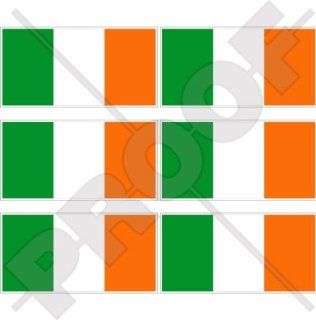 IRELAND Irish Flag EIRE 40mm (1, 6") Mobile Cell Phone Vinyl Mini Stickers, Decals x6 : Other Products : Everything Else