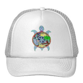 Sea Turtle Mandala Hat