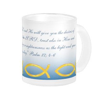 Encouragement  mug with Christianity Symbols