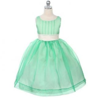 Sweet Kids Girls Mint Green Easter Flower Girl Pageant Dress 10: Clothing