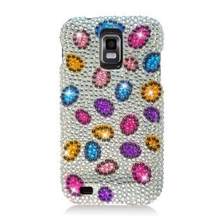 Eagle Cell PDSAMT989S347 RingBling Brilliant Diamond Case for T Mobile Samsung Galaxy S2 T989   Retail Packaging   Rainbow Leopard: Cell Phones & Accessories