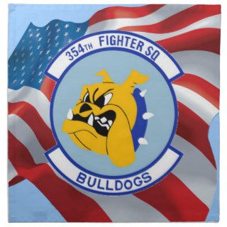 U.S. Air Force 354th Fighter Squadron Cloth Napkins