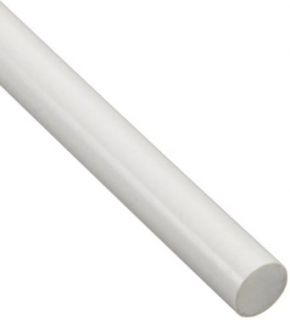 PTFE (Polytetrafluoroethylene) Round Rod, Opaque White, 1" Diameter, 36" Length (Pack of 1): Ptfe Plastic Raw Materials: Industrial & Scientific