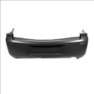 CarPartsDepot 352 172071 20 Pm, Rear Bumper Cover Primered Black Plastic W/1 Exhaust Hole New: Automotive