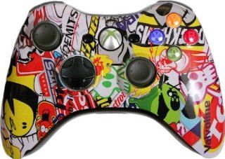 Custom Xbox 360 Controller   Sticker Explosion: Video Games